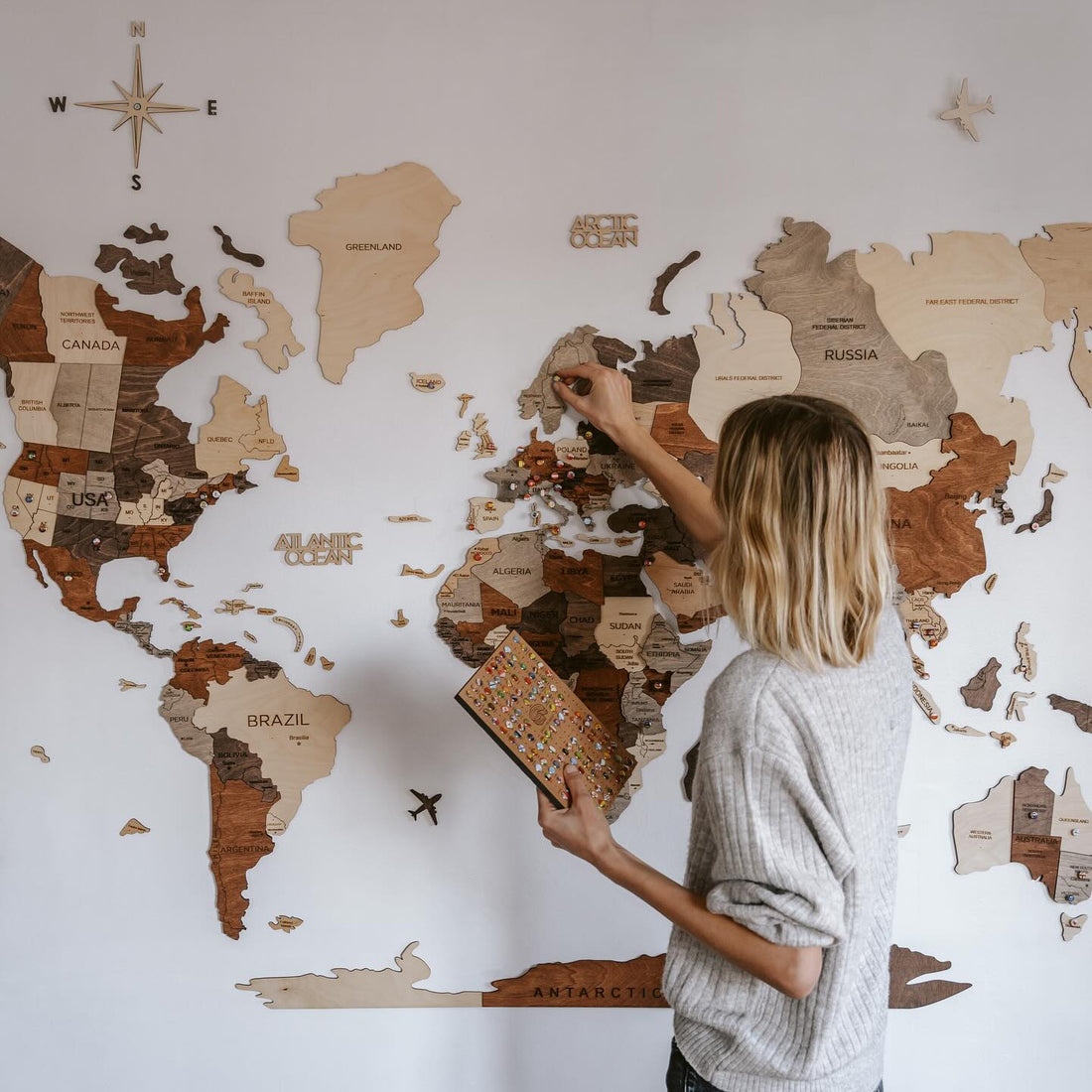 My Journey with Enjoy The Wood: How a Wooden Map Brought Warmth to My Space