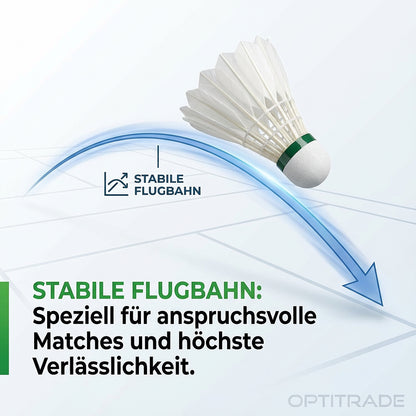 Naturfederbälle Speed 6-er Set