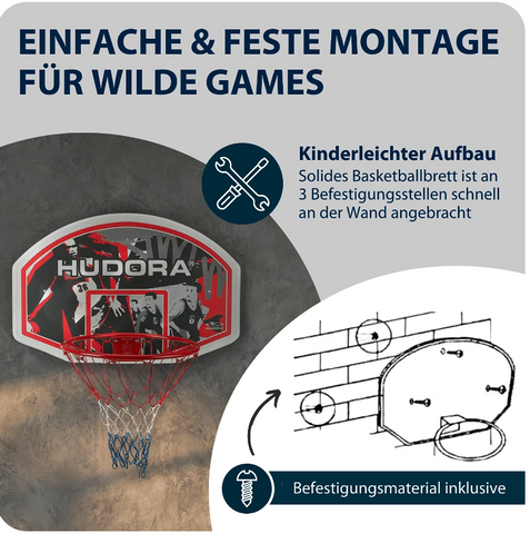 Basketballkorbset In-/Outdoor