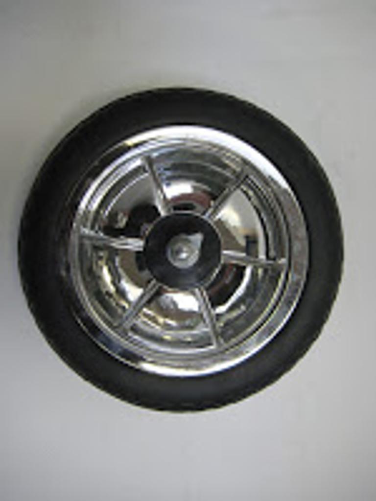 1 Vorderrad 10", silber/schwarz (EOL)