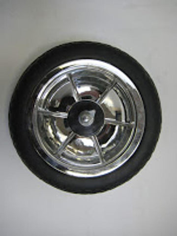 1 Vorderrad 10", silber/schwarz (EOL)