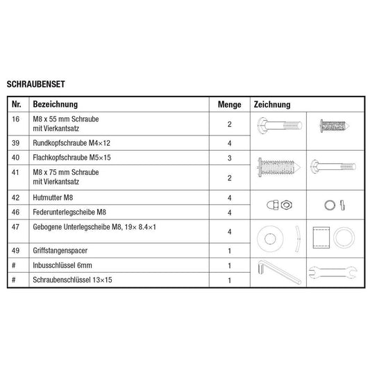 1 Schraubenset (WB)