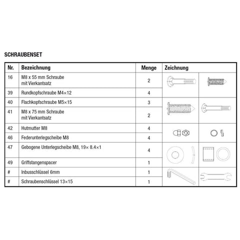 1 Schraubenset (WB)