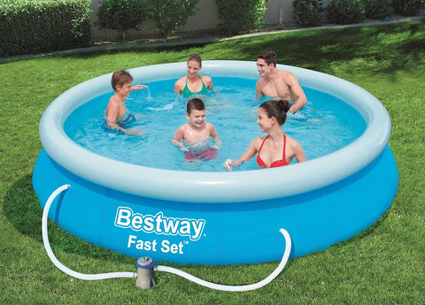 Fast Set Pool 366x76 cm mit Pumpe
