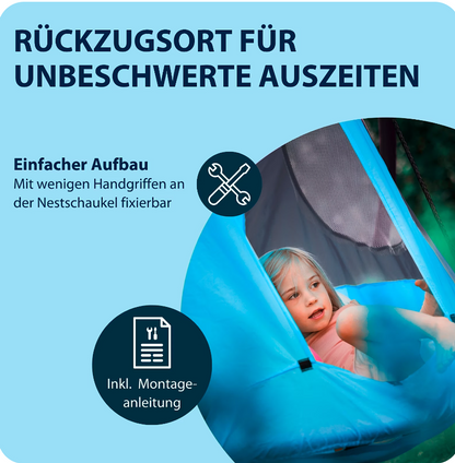 Zelt Cosy Castle für Nestschaukel 90