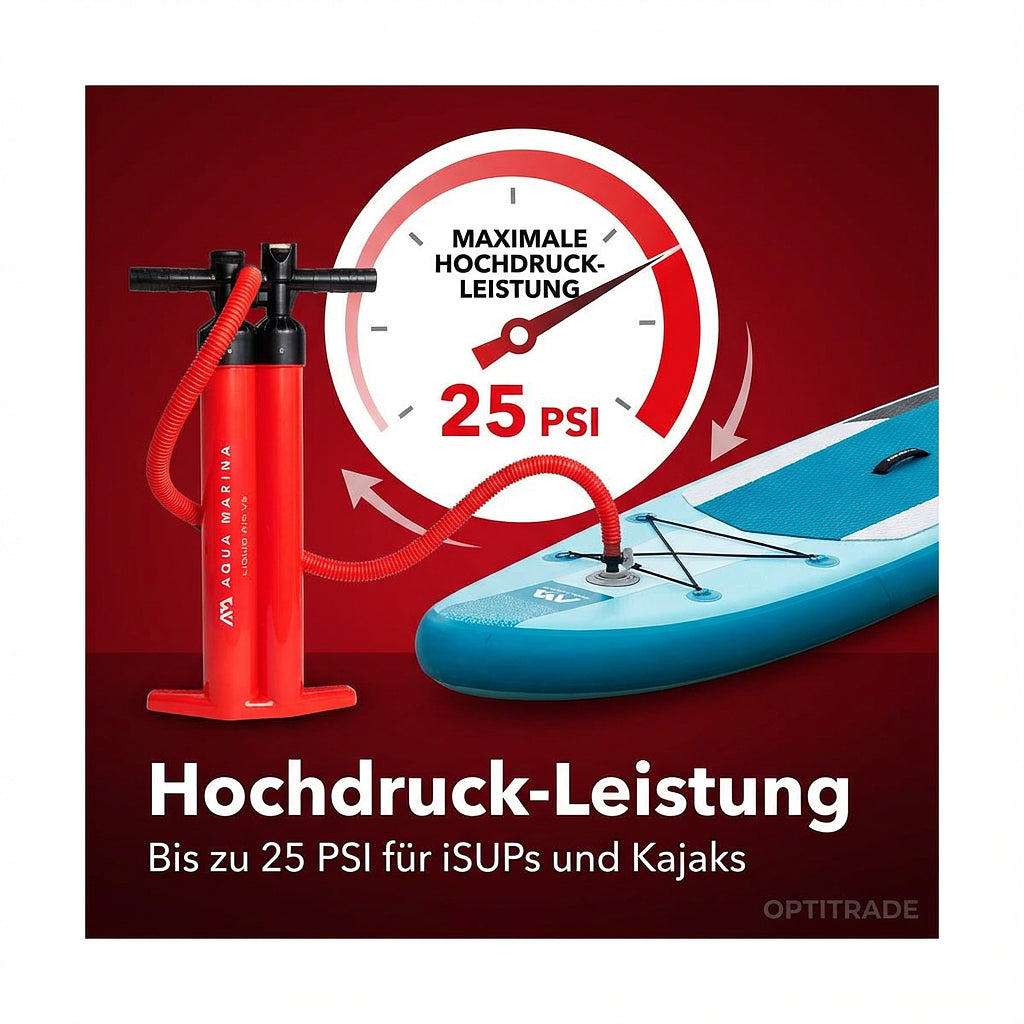 LIQUID AIR V3 Dreifach Hochdruck-Handpumpe