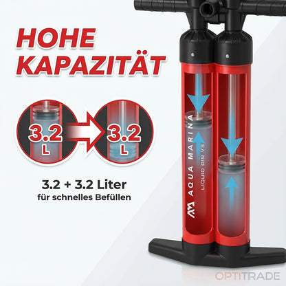 LIQUID AIR V3 Dreifach Hochdruck-Handpumpe