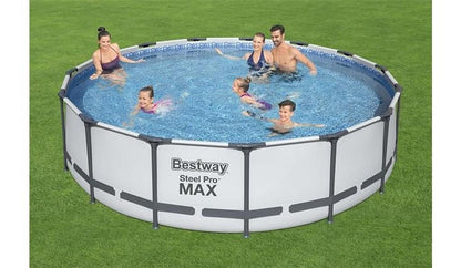 Steel Pro MAX Pool Set mit Filterpumpe