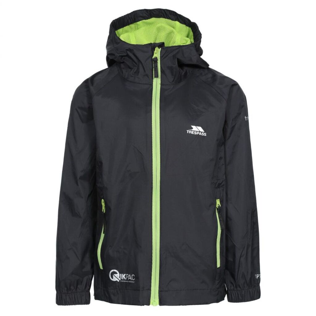 QIKPAC Kinder Regenjacke