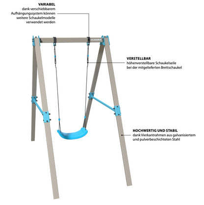 Schaukel VARIO Basismodul (210x120x206cm)