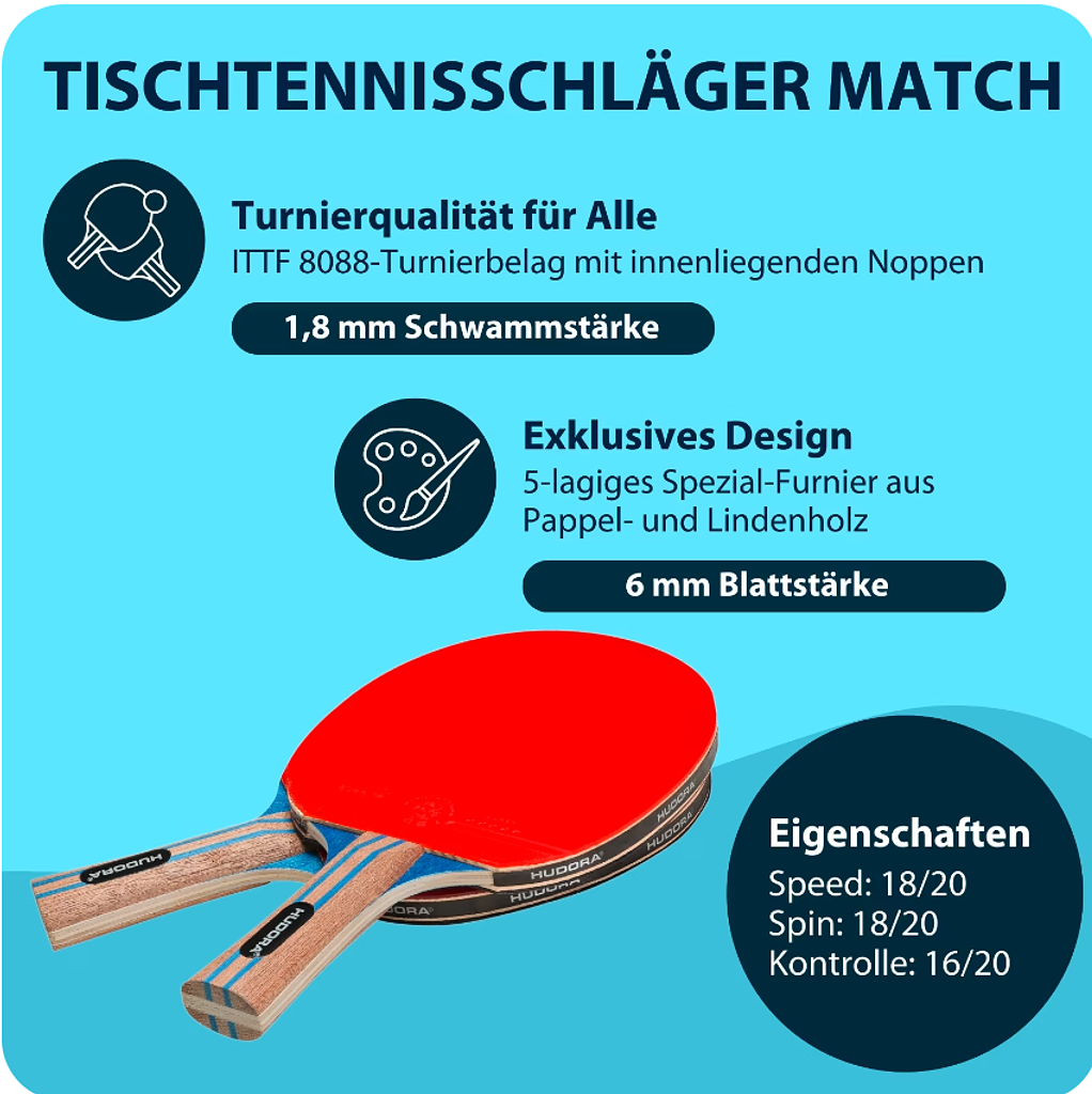 Tischtennisset Match