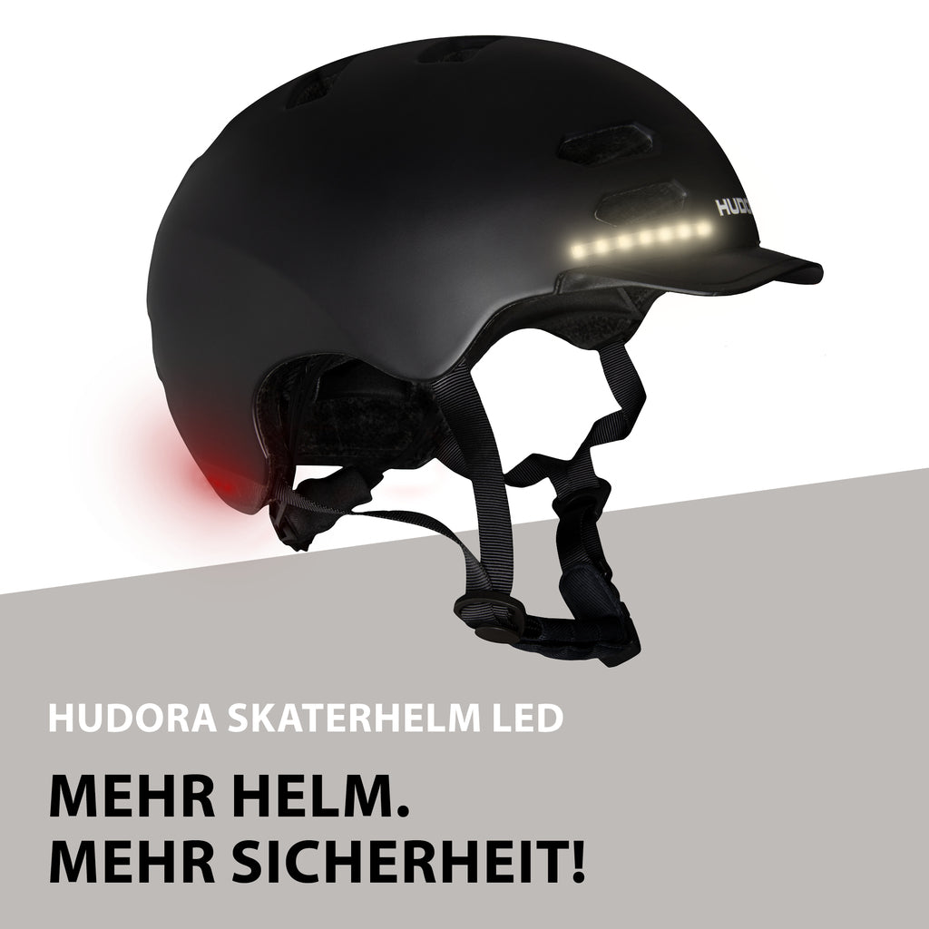 Skaterhelm LED