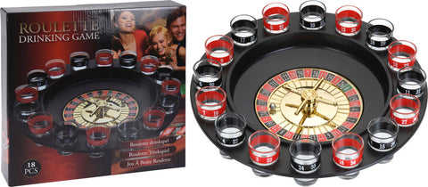 Roulette Trinkspiel mit Shot-Gläsern