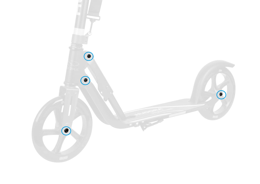 1 Schrauben Set für HUDORA BigWheel Air 230, komplett