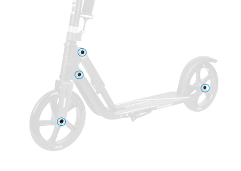 1 Schrauben Set für HUDORA BigWheel Air 230, komplett