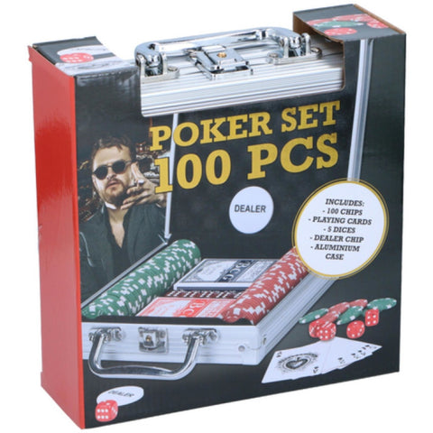 Poker Set 100tlg mit Aluminiumkoffer 