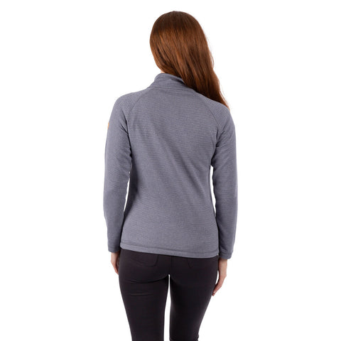 OLGA Damen Pullover mit Reissverschluss