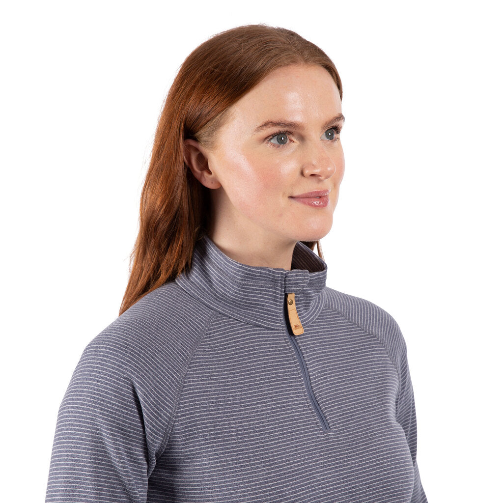 OLGA Damen Pullover mit Reissverschluss