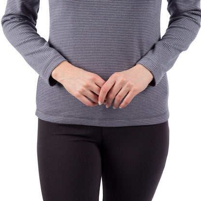 OLGA Damen Pullover mit Reissverschluss