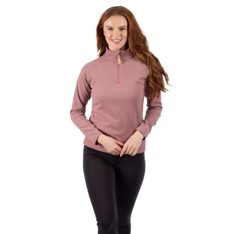 OLGA Damen Pullover mit Reissverschluss