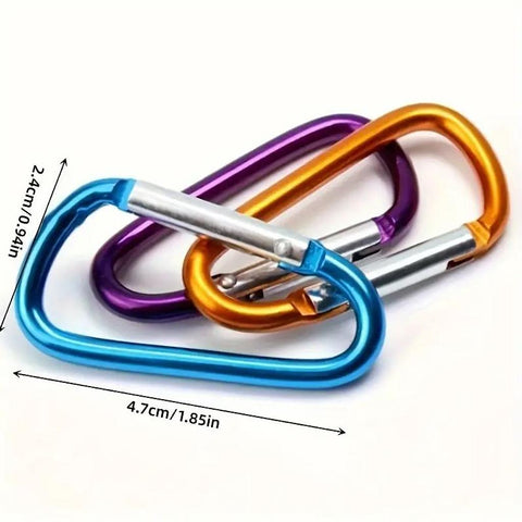 Karabiner-Schlüsselanhänger 5 Stück