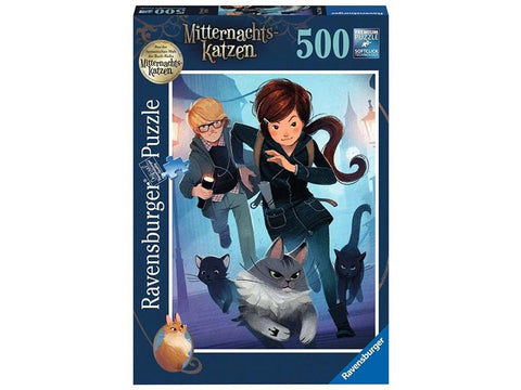 Puzzle Mitternachtskatzen
