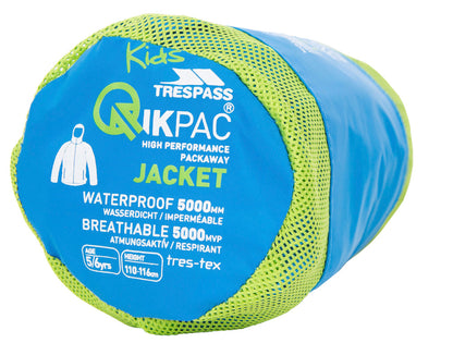 QIKPAC Kinder Regenjacke