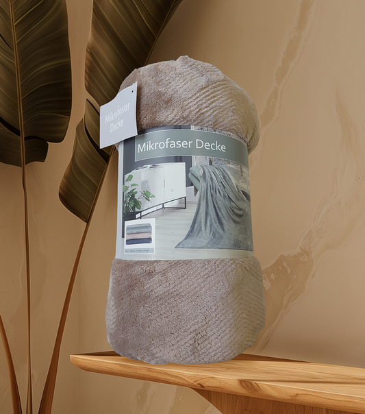 Decke aus Kunstfell
