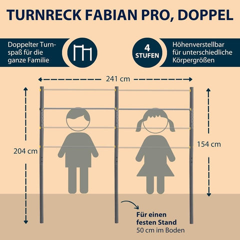 Doppel-Turnreck Fabian Pro