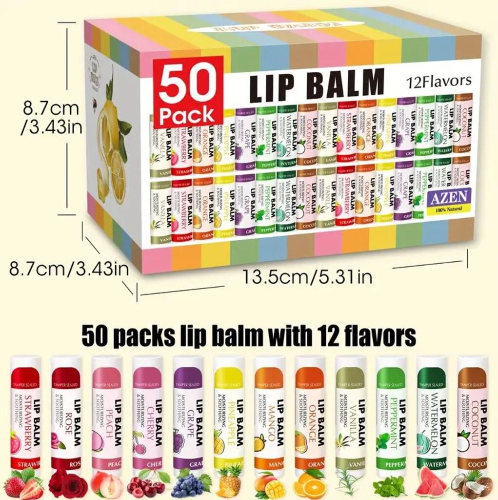 Lippenbalsam-Set, 50er Packung