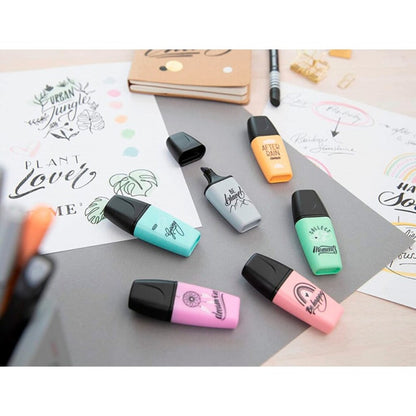 Textmarker MINI Pastel-Love 6-er Pack