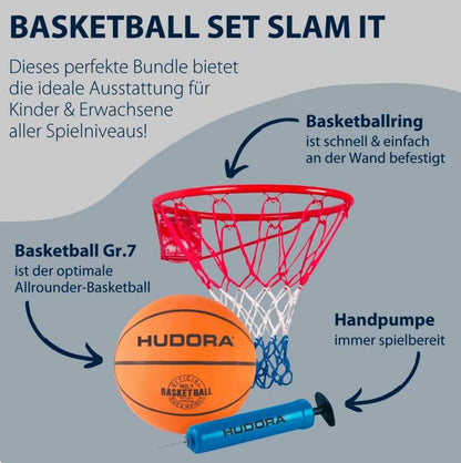 Slam it Basketball Set, 3-teilig