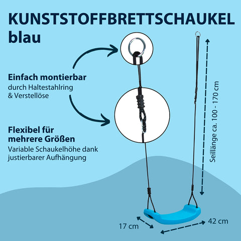 Kunststoffbrettschaukel