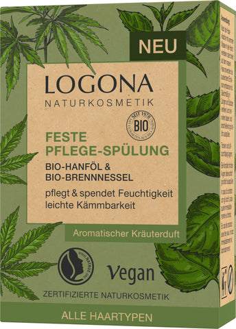 LOGONA Feste Spülung Hanf & Brennnessel