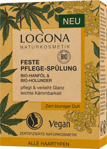 LOGONA Feste Spülung Hanf & Holunder