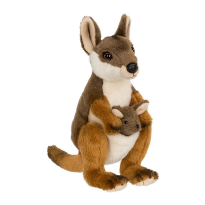 WWF Wallaby mit Baby 19 cm