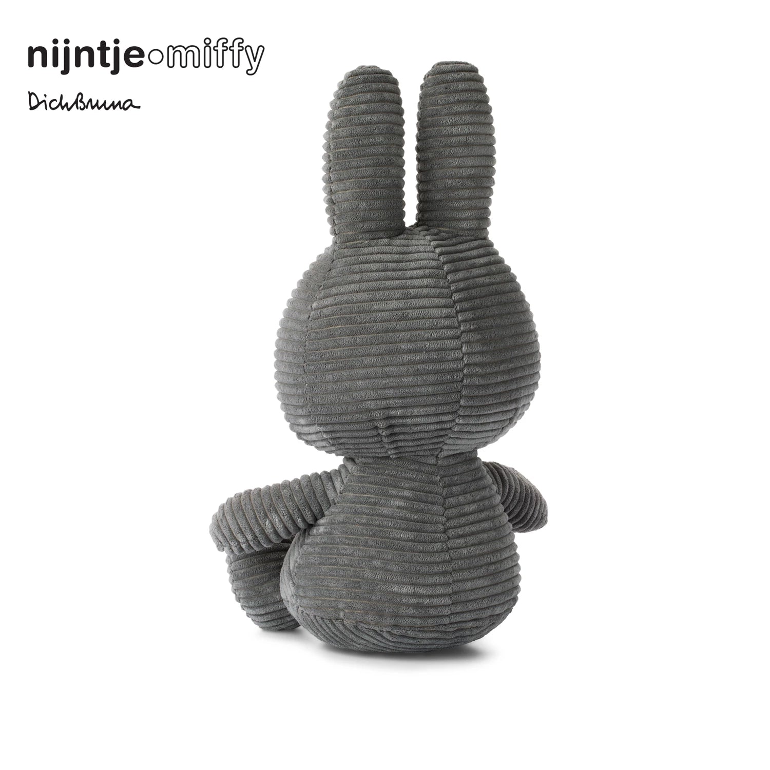 Miffy Kordsamt dunkelgrau 50 cm