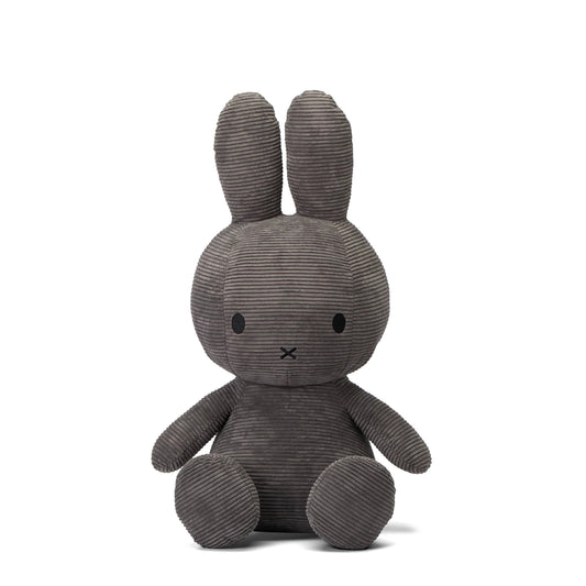 Miffy Kordsamt dunkelgrau 70 cm