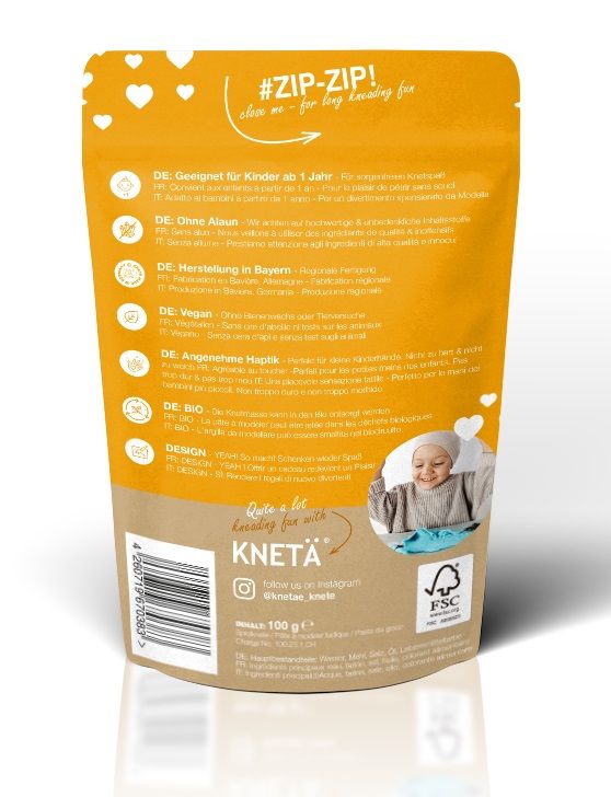 KNETÄ Bag 100g orange