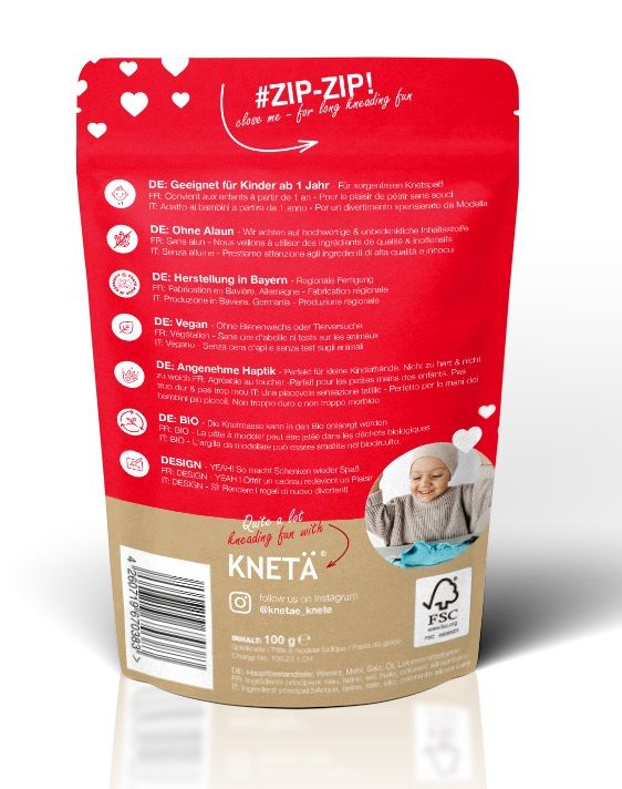 KNETÄ Bag 100g rot