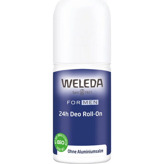 Weleda - 24h Deo Roll-On per Uomini - Resta Fresco Tutto il Giorno 🌿