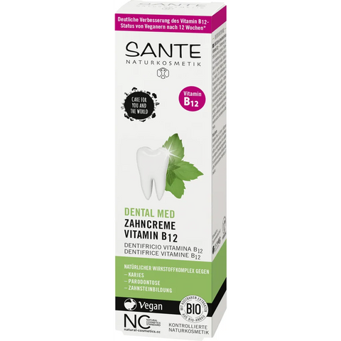 Sante - Dentifricio Dental Med con Vitamina B12 - Cura Orale Premium 🌿✨