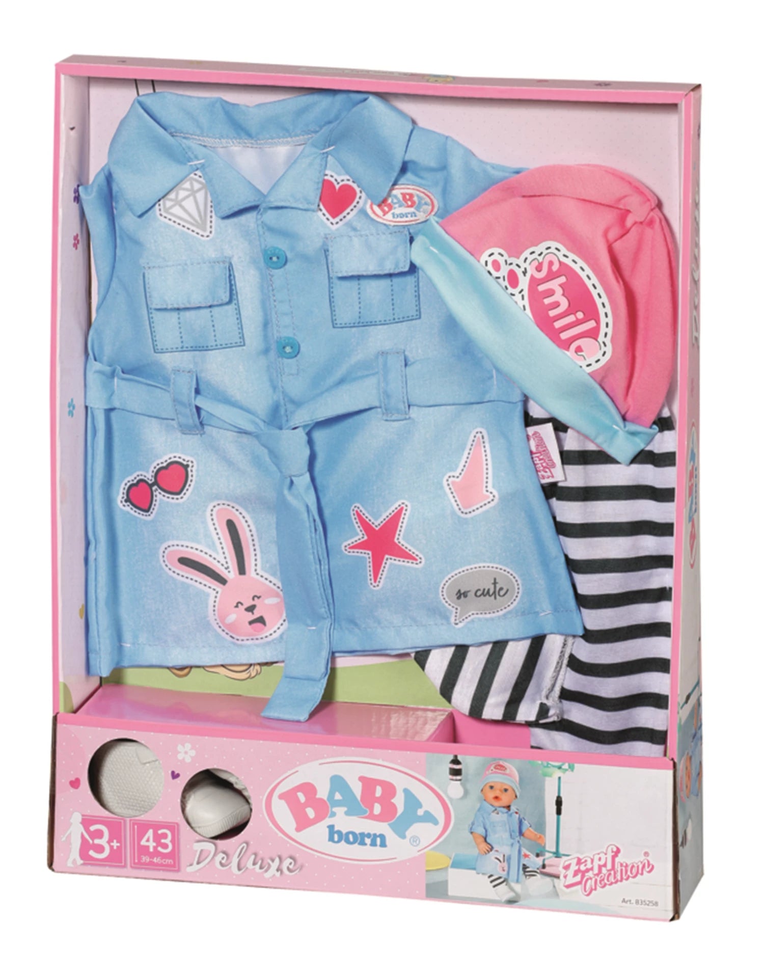 Baby born Deluxe Jeans Kleid