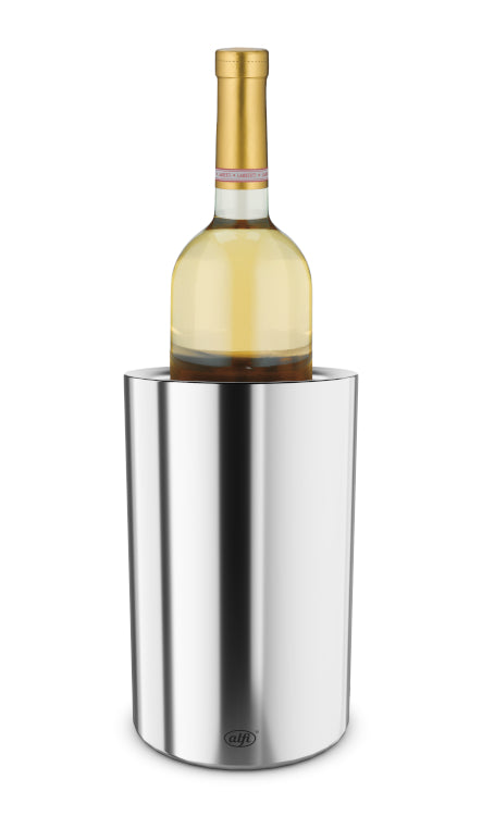 Flaschenkühler Vino stainless  steel polished