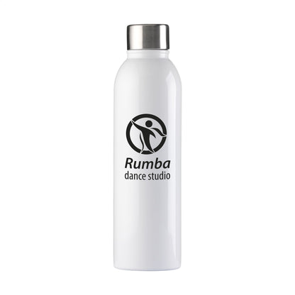 Schlanke, doppelwandige Edelstahl-Wasserflasche-Apollo 500 ml Trinkflasche