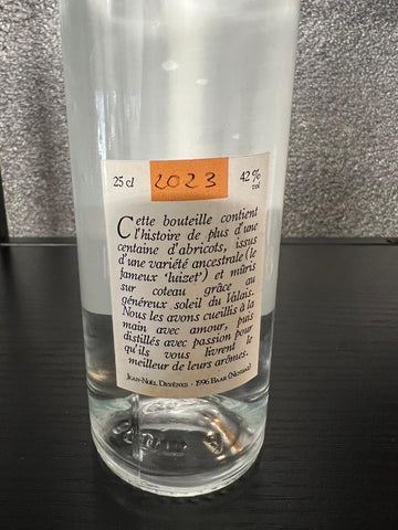 Jean-Noël Devenés Eau-de-Vie d'Abricots 25cl (42% obj) 🍑