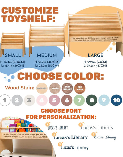 wooden shelf for book