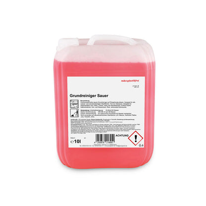 Sanitärgrundreiniger, für starke Verkalkungen und Rost, mit Phosphorsäure, pH < 2, 10 Liter