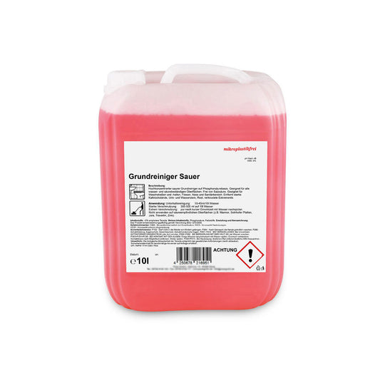 Sanitärgrundreiniger, für starke Verkalkungen und Rost, mit Phosphorsäure, pH < 2, 10 Liter