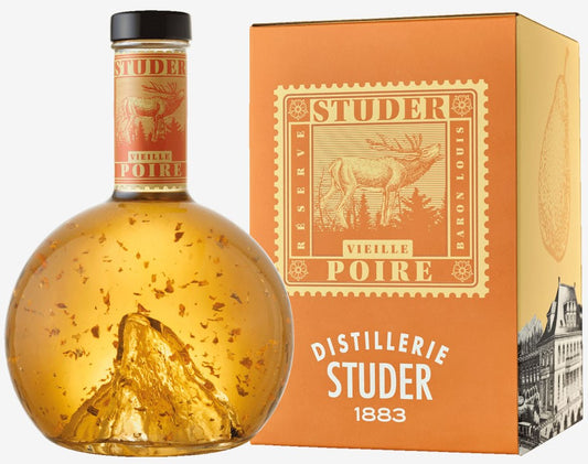 Distillerie Studer Vieille Poire Swiss Premium Gold Selection Réserve Baron Louis